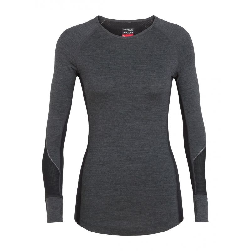 Icebreaker 260 Tech L/S Half Zip - Merino base layer Women's