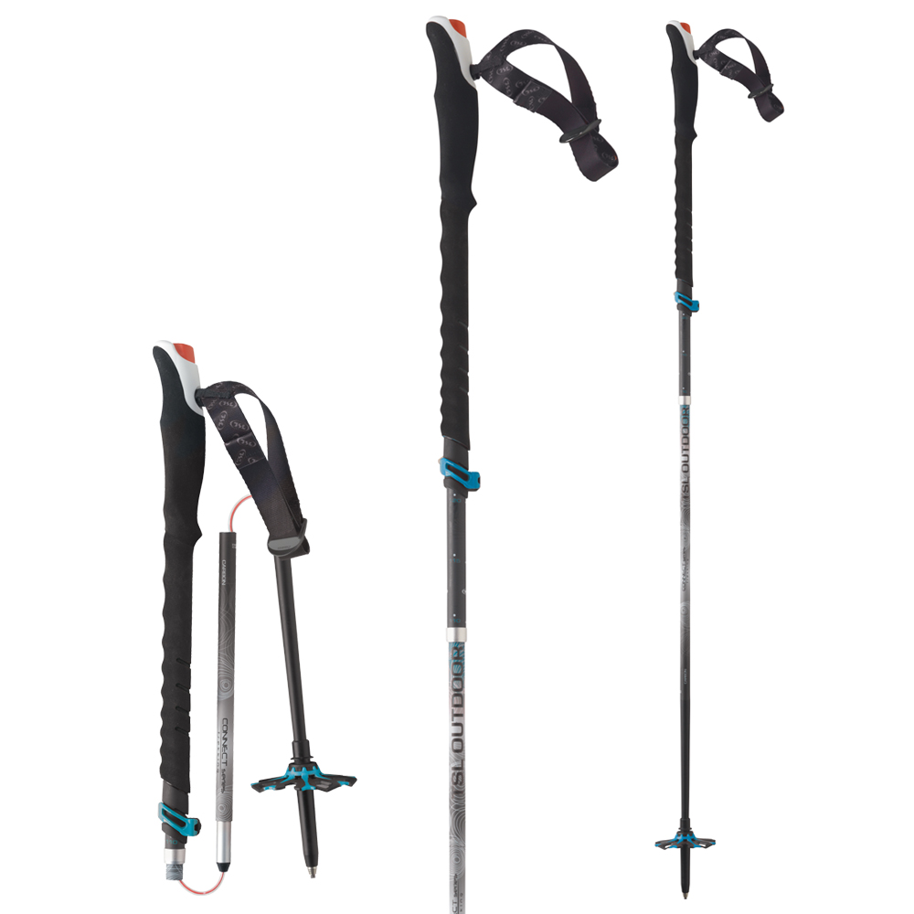 TSL Outdoor Connect Alu 5 Cross Push & Pull - Walking Poles