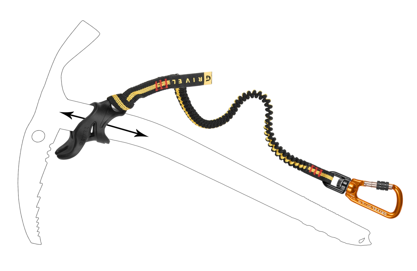 Grivel Easy Slider 2.0 - Elastic Band