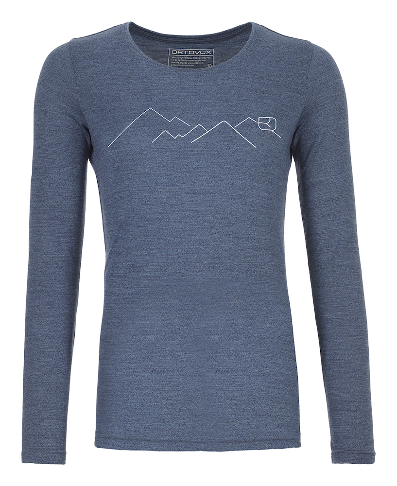 Ortovox 185 Merino Mountain LS - Merino wool base layer - Women's