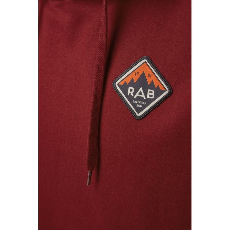 rab mens journey zip hoodie