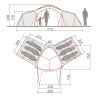 Vaude - Badawi Long 6P - Camping tent