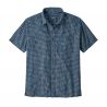Ikat Net: Stone Blue