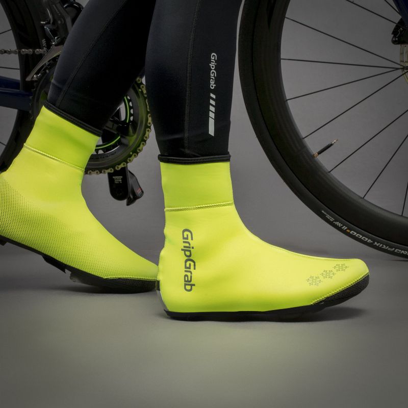 hi viz cycling overshoes