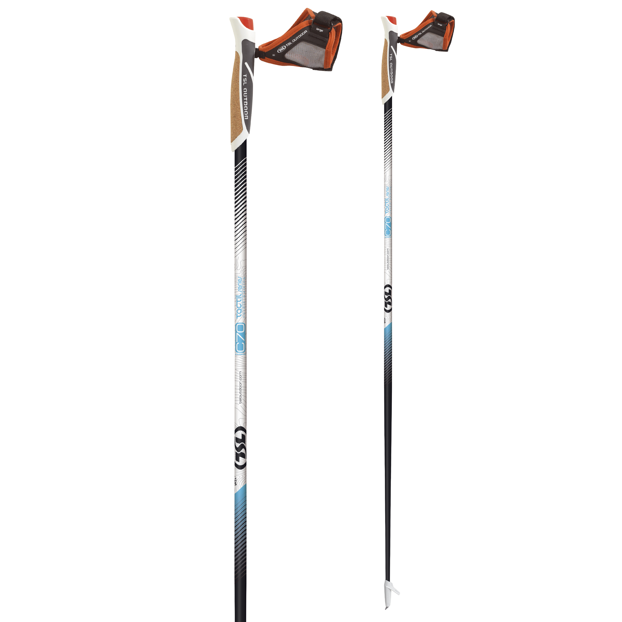 TSL Outdoor Tactil C70 Cork Spk - Walking poles