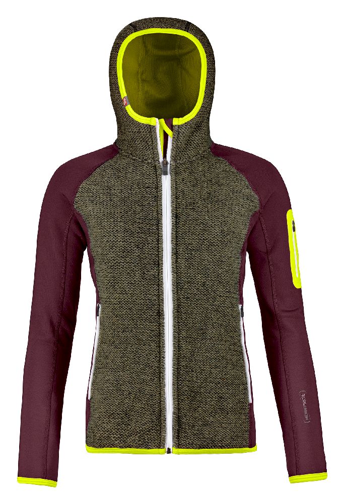 Ortovox Fleece Plus Classic Knit Hoody - Fleece jacket - Women's