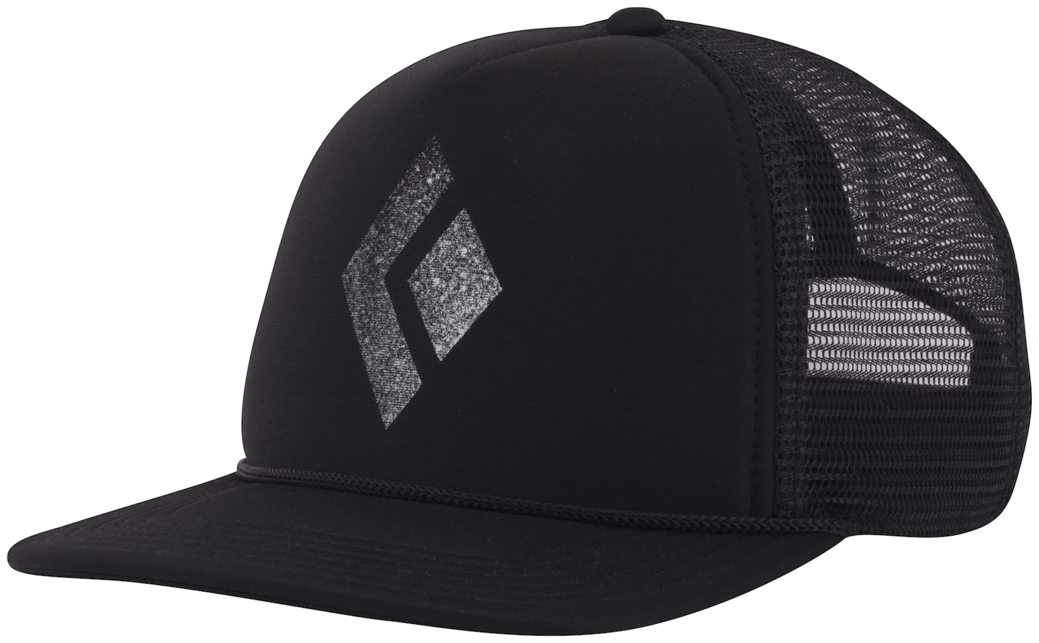 Black Diamond - Flat Bill Trucker Hat - Cap